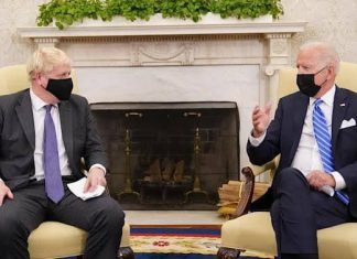 Reporters file complaint with White House after being evicted from the Oval Office during an interview with Joe Biden and Boris Johnson