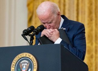 The highest record of dissatisfaction with Biden performance in the United States
