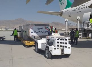 The Islamic regime of Iran donates 10 tons of rice and medicine to the Taliban