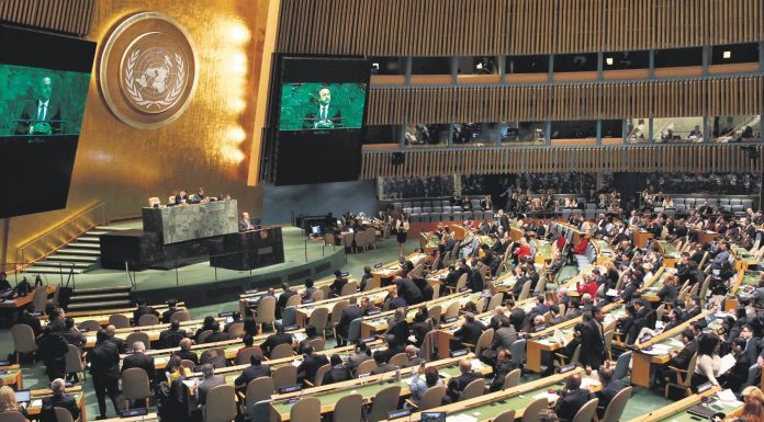 Condemnation of the Islamic regime of Iran at the UN General Assembly