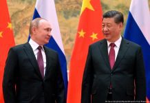 Suspension of Chinese state-owned company investment in Russia