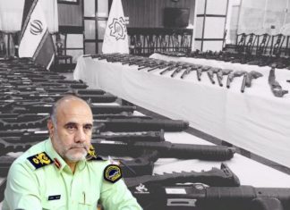 The Tehran police commander demanded action against the sites selling weapons and ammunition